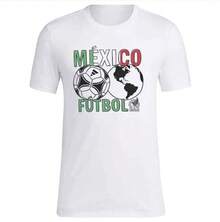 Camiseta  para Hombre, Diseño Gráfico de la Selección Mexicana de Fútbol, Talla Grande L, JW1867 *C - Negro - Ver 1
