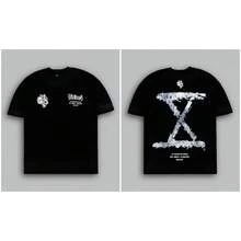 DARC Wolf Head American Style Brand T-Shirt With Unique Buddha Hand Print, Short Sleeve Round Neck Top - T251004 Trắng - Xem 7