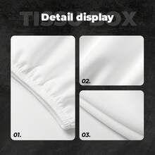 2Pcs VIP Crown Print Car Headrest Covers, Durable Black Gold Luxury Car Interior Accessories - Double-sided Printing - View 9