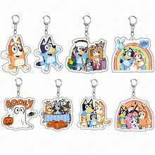 1pc 2026 New Bluey Acrylic Bag Ornament, Random Varied Styles, Cute Daily Decor & All-Season Surprise Presents.(Stochastic Style) - Multicolor - View 2
