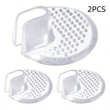 Flip Flops With Silicone Anti-Slip Pads, Super Soft, Pain & Friction Relief, Summer Foot Care Essentials - Transparent 1 Pair - View 2
