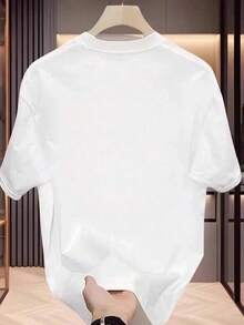 Camiseta de algodón puro nueva de verano 2026, camiseta gráfica casual para jóvenes, camiseta de manga corta de algodón puro para hombres y mujeres, nuevo diseño de estilo japonés, estampado de dibujos animados de perro y fruta, atuendo versátil para ir al trabajo, adecuado para primavera, verano y otoño. - Blanco - Ver 2