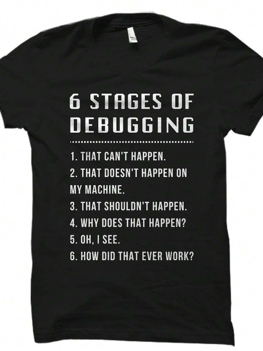 6 etapas de depuracin S1Hirt. Ingeniero drtido S1Hirt. Rega1lo de ingeniería. Rega1lo para ingeniero. Programador Rega1lo. Programador S1Hirt. CodifiC1Ador OS1168