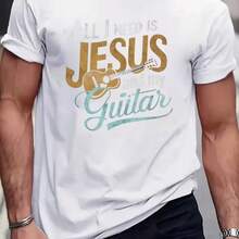 Camiseta impresa para hombres y mujeres - Blanco - Ver 1