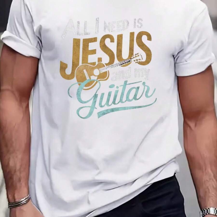 Camiseta impresa para hombres y mujeres - Blanco - Ver 1