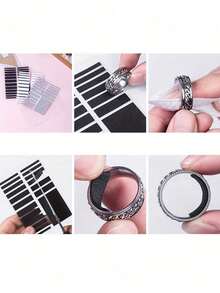 Adjustable EVA Invisible Ring Sizer - Transparent Plastic Jewelry Tool For Precise Ring Size Measurement, Includes Sizes 1-13 And Adjuster, Suitable For Loose Rings, Jewelry Sizing Tool | Adjustable Ring Sizer | Durable Plastic - Multicolor - View 6
