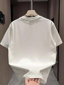 Camiseta Elástica para Mujer - Camiseta Casual Suave para Uso Diario con Gráfico Minimalista de Cuervo, Top Ligero para Mujer (Lavable a Máquina) - Camiseta Blanca para Uso Diario y Atuendos Formales, Camisetas para Mujer, Moda de Temporada, Estampado Elegante, Ajuste Cómodo, Blusa Estampada, Ropa Versátil, Blusa, Alta Calidad, Amantes de la Moda, Camiseta Y2k, Camisa - Blanco - Ver 2