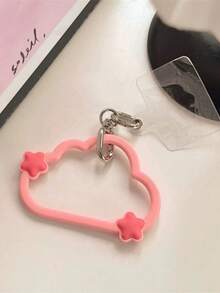 Nuovo cordino per telefono a forma di cuore gonfio, portachiavi universale a forma di farfalla con ciondolo a forma di custodia per telefono - Rosa Baby - Visualizzare 5