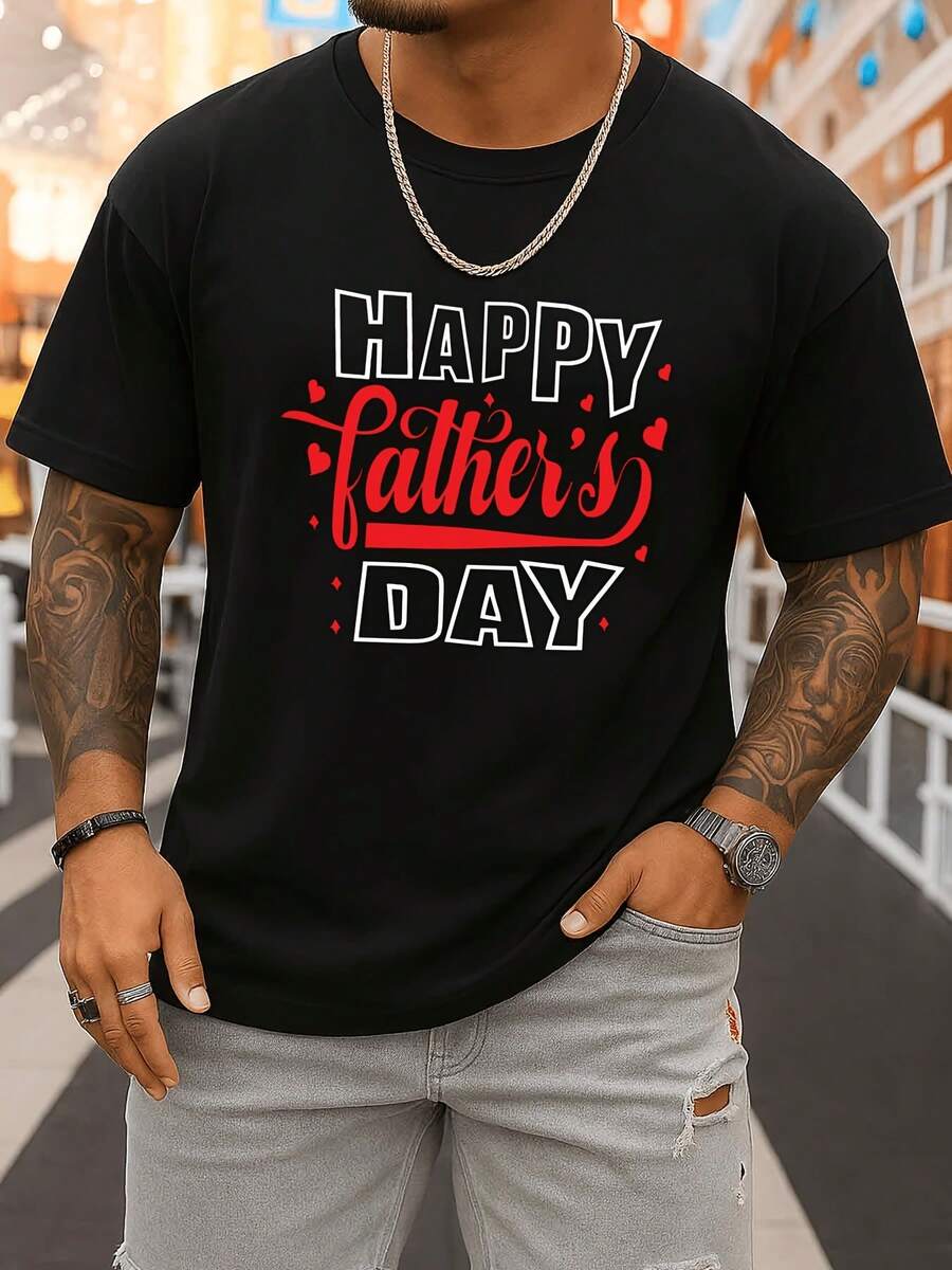 Men T-Shirts - Hitam - View 1