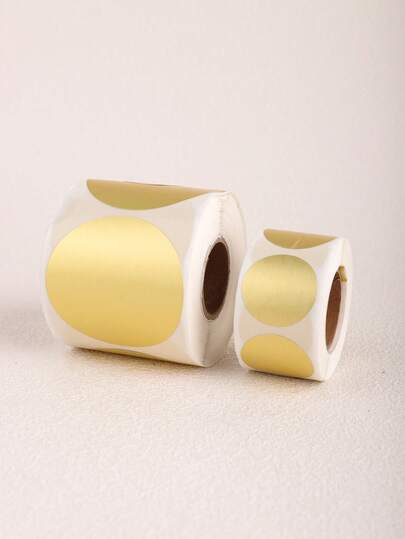 300 chiếc/cuộn, nhãn dán tròn màu vàng 2 inch, dùng để dán hộp quà, phong bì, trang trí nhà cửa, nhãn dán tường.