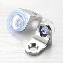 Bộ 6 giá đỡ kệ có giác hút, kẹp cố định tủ, giá đỡ ván kệ điều chỉnh được, giá đỡ kệ kính cho tủ quần áo. - 6 cái - Xem 4