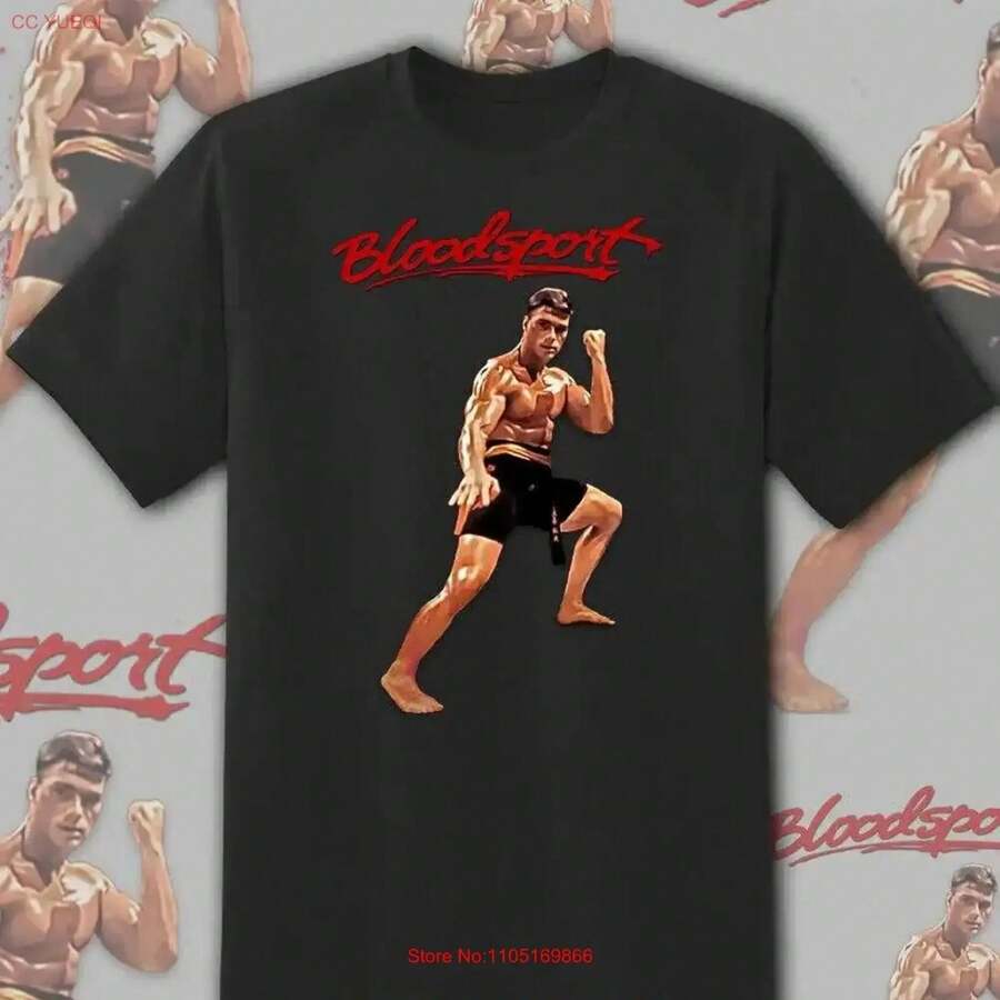 Bloodsport Van Damme Retro Fighting Movie Comedy S1Hirt S 6XL Fast S1Hip Vintage WaS1Hed Breathable Designer Clothes Streetwear.220G Man Al1 Godn Spine, 220G A1DA For Stability. The Styling A1DA1 Is Suitable For All Identities, Both Male And Female. Fabric S 1 Fabric C 1ality, Practical In Any Combination A1JE, Soft To The Touch But Designed For Permanence. Fresh Blouses, Fall Suits, VaC1Actions, Mexican Themed, 2026 World Cup Themed Dresses - 黑色 - 查看 1
