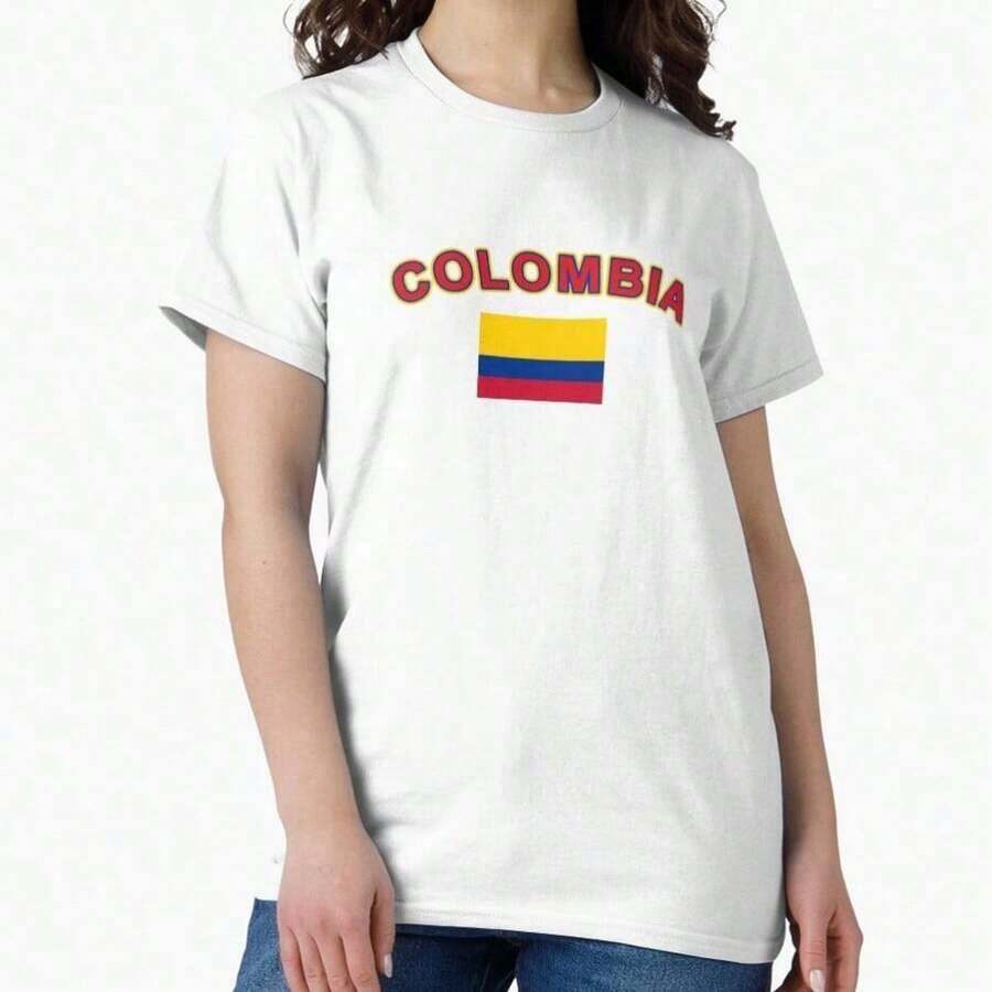 Camiseta: ¡Lo importante es divertirse! Camiseta Clásica Hearts Of Banderas Mundial 2026 - Blanco 20 - Ver 1