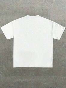 Rhude - Premium - Brand - Tribute - Men's Casual Soft Short-Sleeve T-Shirt, Pure Cotton. Suitable As A Gift. Women's T-Shirt. Elegant Blouses. Boho Chic. Women's T-Shirt, Soft And Breathable: Perfect For Vacations, Travel, And Festive Occasions, And Suitable For Wearing In Multiple Seasons. - 白色 - 查看 2