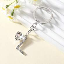 1pc English Letter Keychain, Popular Letter Car Key Chain, Women Accessory Bag Pendant, Holiday Gift - Letter Keychain - View 18