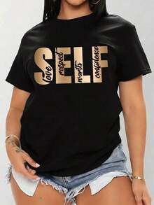 1 Piece, "New 2026", T-Shirt With The Phrase "God Doesn't Play With Me" For Women And Men, Religiously Inspired Message T-Shirt, Spiritual Gift Idea, Is A Perfect T-Shirt To Give To Friends And Family On Any Holiday Or Special Occasion, 180g 100% Cotton, Designs Are Printed. Unisex. - 黑色 4 - 查看 11