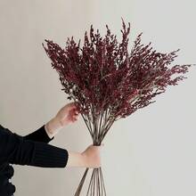 1/3/60件 逼真愛草，真實觸感人造花，適用於居家婚禮花園裝飾、訂婚/生日/新娘禮物裝飾、戶外花園/庭院裝飾、精美室內裝飾 - 紅色 - 查看 2