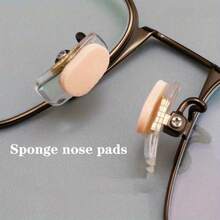 40pcs EVA Eyeglass Nose Pads | Ultra Soft Anti-Slip Anti-Pressure Nose Pads | Self-Adhesive Universal Eyeglass Nose Pads | Reusable Nose Pads | Ultra-Thin Breathable Nose Pads | Eyeglass Accessories - View 2