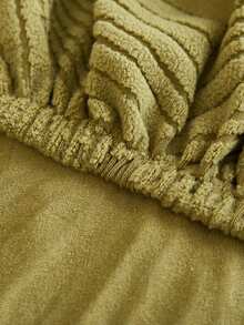 1 pezzo Copridivano elasticizzato jacquard, protettore per divano antiscivolo e rinforzato, adatto per soggiorno, camera da letto, esterno, a prova di animali domestici, copriseduta per divano a L e divani a 1/2/3/4 posti - Verde - Visualizzare 9