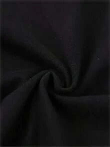 eed" para hombres - Algodón casual, manga corta, cuello redondo, ropa para todas las estaciones, lavable a máquina, ropa transpirable |   Camiseta gráfica llamativa |   Textura de punto IL4R - Negro - Ver 3