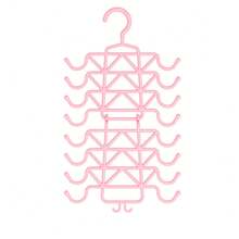 1/3 pièces Cintre multi-étages en plastique pour débardeurs, organisateur d'soutien-gorge économisant l'espace avec 18 crochets faciles d'accès. Porte-vêtements antidérapant pour camisoles, barres, cravates. Parfait pour le placard, la penderie, la maison, le dortoir, la chambre. Fournitures de rangement et d'organisation pour la maison - Voir 10