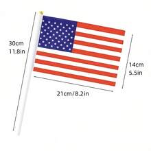 1set/48pcs World Cup Handheld Flags, 48 Countries International Stick Flags With Pole For World Cup Decorations 2026 For Soccer International Party Decorations - World - View 6