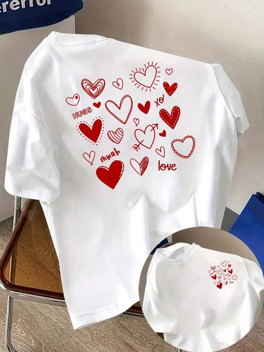 Dam-T-shirts - Vitt - Visa 1