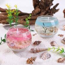 1pc/Box, Ocean-Themed Scented Candle, Random Shell Decor, Ins Style Scented Decor/Vacation Scented Candle/Niche Scented Gift/Home Fragrance Essential - 1PC - View 7