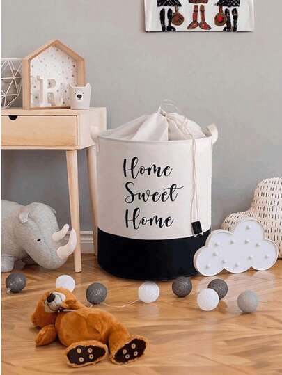 Multipurpose Mesh Toy Storage Box Laundry Basket Foldable Organizer 32x40