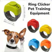 Ring Finger Ring Chime Clicker For Dog Training. Non-Electric Clicker. Can Be Used To Train Pets Such As Cats, Dogs, Horses, Birds, Fish, Rabbits, Etc. - Purple - View 1