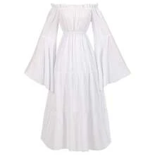 Cosplay Clothing - 2023051903 Red Dress With Flared Sleeves - View 5