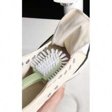 5-Sided Shoe Brush, Double-Sided Circular No-Dead-Angle Shoe Cleaning Brush, Plastic Hard Bristle Bathroom Shoe Scrubber - View 13