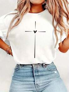 Women T-Shirts - White - View 1
