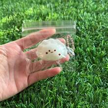 1个轻松熊饺子造型挤压玩具,硅胶材质,减压玩具,适合女孩和青少年,复活节/生日/圣诞节/节日礼物 - 彩色 - 查看 6