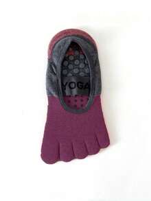 1/3/5 Pairs Yoga Socks Non-Slip Professional Women Summer Pilates Socks Thin Short Five Toe Socks For Workout, Dance - Multicolor - View 16