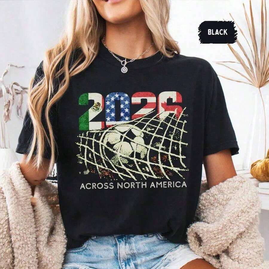 Camiseta Mundial 2026, Camiseta Fútbol Deportes México, Argentina, Brasil, Uruguay, EE. UU. y Más, Camiseta Blanca, Top Corto, Disfraces del Día de la Independencia, Envío Gratis, Tops Vintage, Ropa Y2k para Mujer, Tops de Verano para Mujer, Halloween, Ropa de Verano, Conjuntos de Vacaciones para Mujer, Conjuntos de Verano para Mujer, Conjuntos de Playa para Mujer, Conjuntos Blancos para Mujer, Conjunto para Concierto Country, Conjuntos de Vacaciones en la Playa para Mujer, Conjunto para Concierto para Mujer - Negro - Ver 1