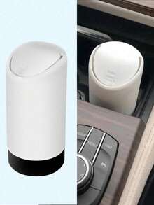 Multi-Function Car Trash Can, Silicone Cup Holder Trash Can With ABS Base, Removable And Washable Mini Storage Box Suitable For Keys, Coins, Phones, Non-Slip Dashboard Storage Box - A - View 11