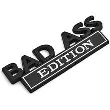 Car Bad  Edition Emblem, Car Badge Stickers, Bad  Edition Personalized 3D Badge Decoration, Cars Fender Bumper Hood Trunk 3D Badges Sticker Decal Universal For Cars (Black) - Gói 10 cái - Xem 1