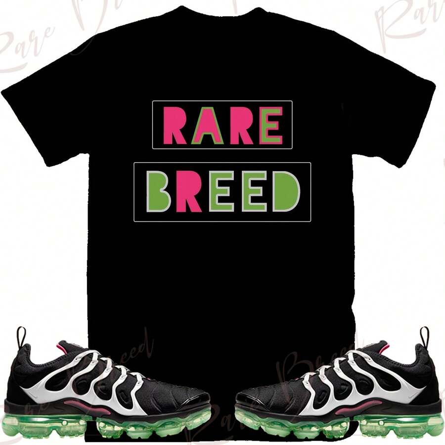 Camiseta Rare Breed para combinar con Vapormax Tropical Pink, camiseta Vapormax Tropical Pink, camiseta deportiva Tropical Pink - forma - Ver 1