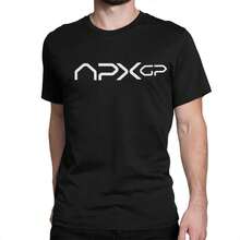 Camiseta del equipo APX GP Racing para hombres y mujeres, camisetas divertidas de película APXGP% de algodón, camisetas de manga corta con cuello redondo, camisetas para - 1 - Ver 3