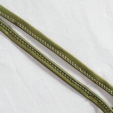 Accesorio de concierto musical: Envoltura elástica y antideslizante de cuero sintético para la pierna tipo liguero, estilo festival rave para mujeres - Verde - Ver 4