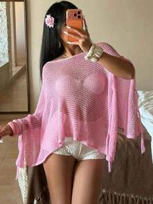 Women Sweater Co-Ords - Apricot - View 6
