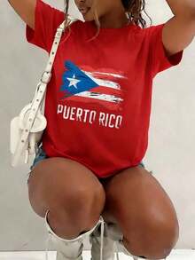 Suave Ropa de Mujer, Tallas Grandes, Camisetas Gráficas para Mujer, Estampado Gráfico de Puerto Rico, Camiseta Casual, Conjuntos de Verano, Estilo Vacacional, Inspiración Y2K, Ropa de Mujer Tallas Grandes, Ropa para Mujer, Conjuntos Elegantes, Ropa de Mujer a la Moda, Conjuntos de Festival para Mujer, Conjuntos de Verano, Tops de Verano, Conjuntos de Vacaciones para Mujer, Camisetas Gráficas para Mujer, Conjuntos de Verano para Mujer, Camiseta Gráfica, Ropa de Verano, Conjunto de Pascua para Mujer, Ropa para Mujer, Conjuntos Elegantes, Ropa 100% Algodón para Mujer, Ropa de Mujer a la Moda, Conjuntos de Festival para Mujer, Conjuntos de Verano, Tops de Verano, Conjuntos de Vacaciones para Mujer, Camisetas Gráficas para Mujer, Conjuntos de Verano para Mujer, Camiseta Gráfica, Ropa de Verano, Conjunto de Pascua - Rojo - Ver 7