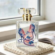 1.69oz Glass Spray Bottle, Refillable Mini Perfume Atomizer, Empty Travel Bottle With Ornate Dreamy Printed Cosmetic Container. A Perfume Set Suitable For Office, Dates, Leisure, And Entertainment Occasions, And An Ideal Choice For A Surprise Perfume - 50ml - View 7