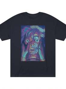 Unisex T-shirt, inspirerad T-shirt, unisex klassisk T-shirt, grafisk T-shirt, ungdoms-T-shirt, vardagsskjorta, herr-T-shirts, herrskjortor, herrkläder, herrset, herr-T-shirt, herrartiklar, vardagsklänningar för kvinnor, damset, eleganta blusar, dam-T-shirts, damklänning - Svart - Visa 6