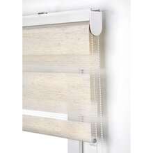 KIWI | Custom-Made Day And Night Roller Blind In Natural Color, Sizes From 60 To 180 Cm Wide And From 180 To 250 Cm High, Easy Installation Day And Night Blind - 生的 - 查看 4