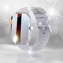 Reloj inteligente con pantalla completamente táctil, llamada, recordatorio de mensajes, control de música y otras funciones, compatible con iPhone/Android mo - Go20Szstrap - Ver 12