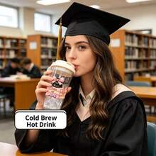 Multicolored Graduation Cap Glasses