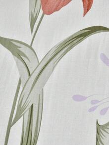 1件/4件/6件装椅套，牛奶丝面料防滑弹力全包覆式椅套，印花简约彩色设计，四季皆宜 - 彩色 - 查看 8