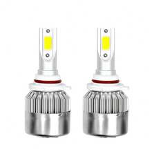 2个45000流明CANBUS H7 LED大灯，300W CANBUS无故障车灯，6500K，H1 H3 H4 H11 9005 HB3 9006 HB4，12V/24V - C6 - 查看 16